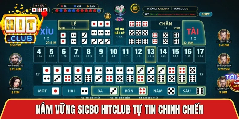 Nắm vững Sicbo Hitclub tự tin chinh chiến